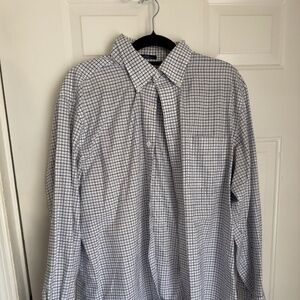 17 34/35 Plaid Saddlebred Dress Shirt
